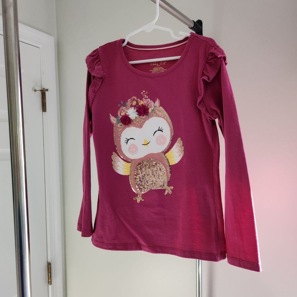 New Without Tags Cynthia Rowley Long Sleeve Girls T-shirt Size M (7-8)